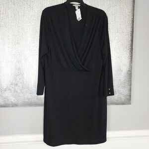 H&M surplice v-neckline dress